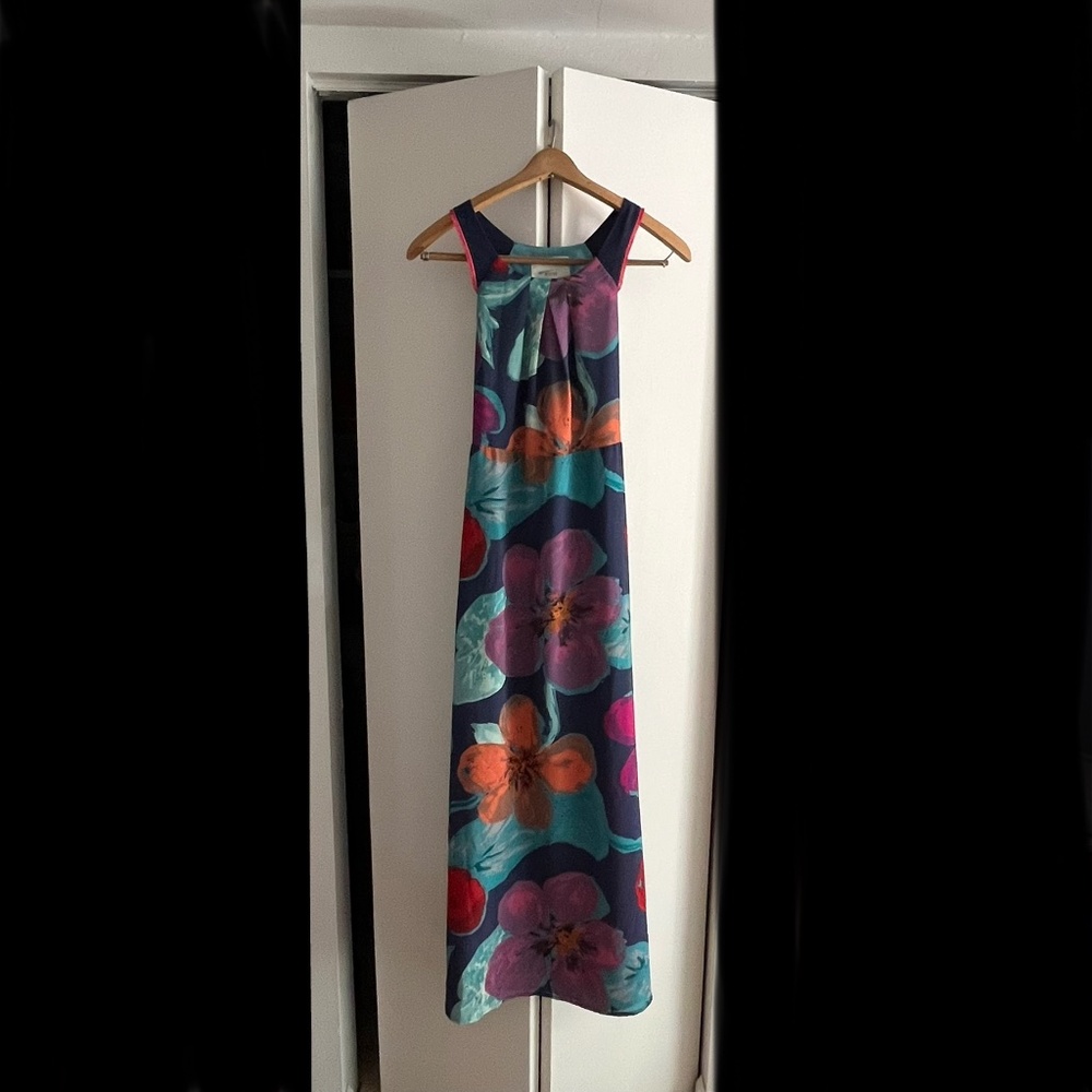 Anthropologie Maeve Women's Pakpao Floral Maxi Dress Size 8